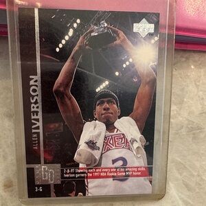 Allen Iverson Rookie Card - White Jersey